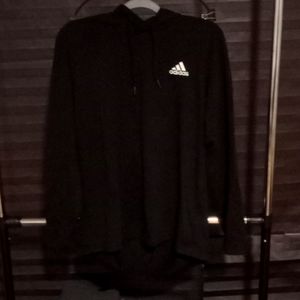 ADIDAS , HOODED, LONG SLEEVE SHIRT
